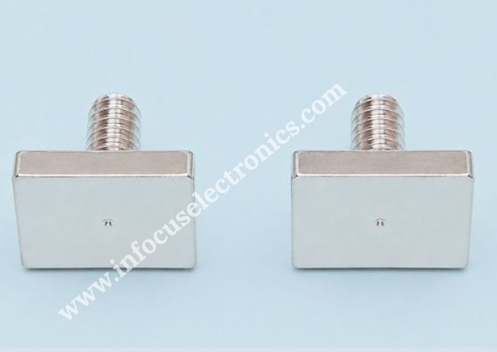 10x10 M5 Square Screw Connector | Heavy-Duty Stainless Steel Mounting Block