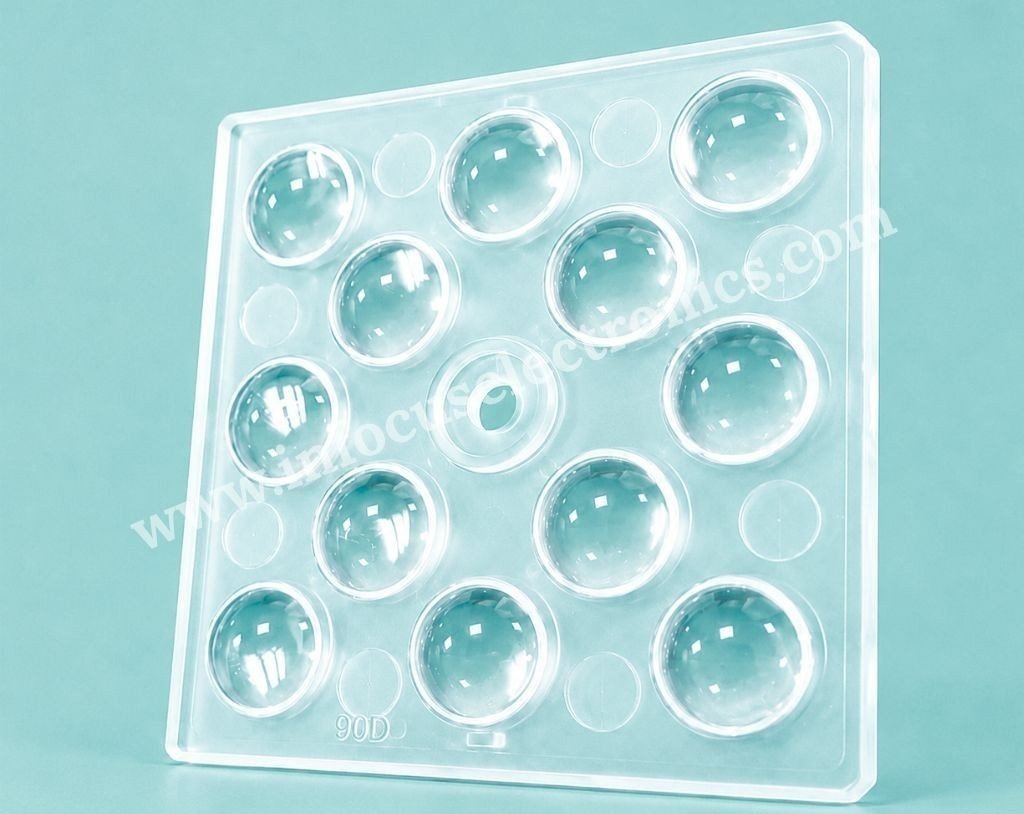12X1 90° High Bay / Flood Light Lens | LED Optical Lens