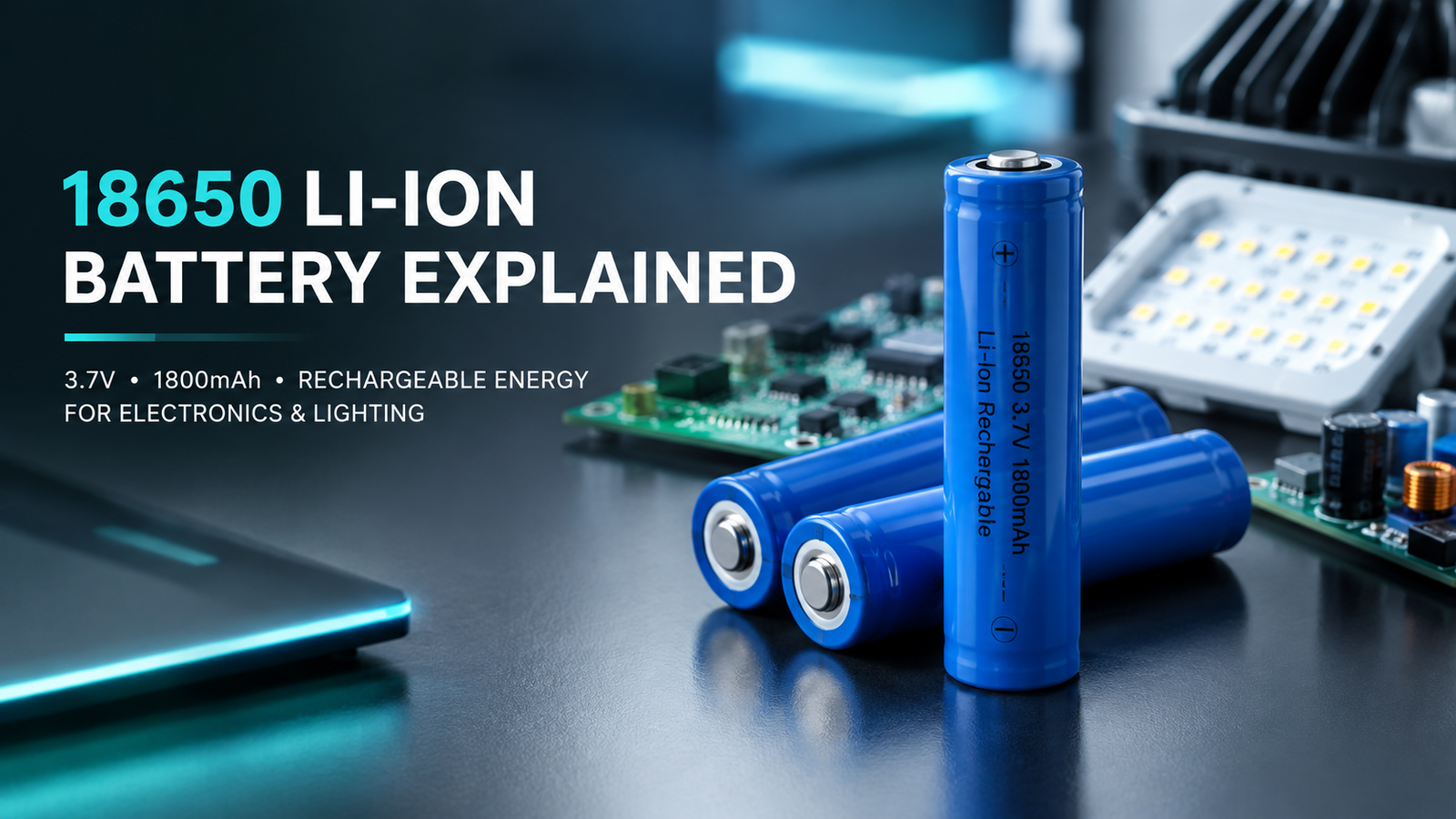 18650 Li-ion Battery Explained: Capacity, Voltage, Applications & Selection Guide
