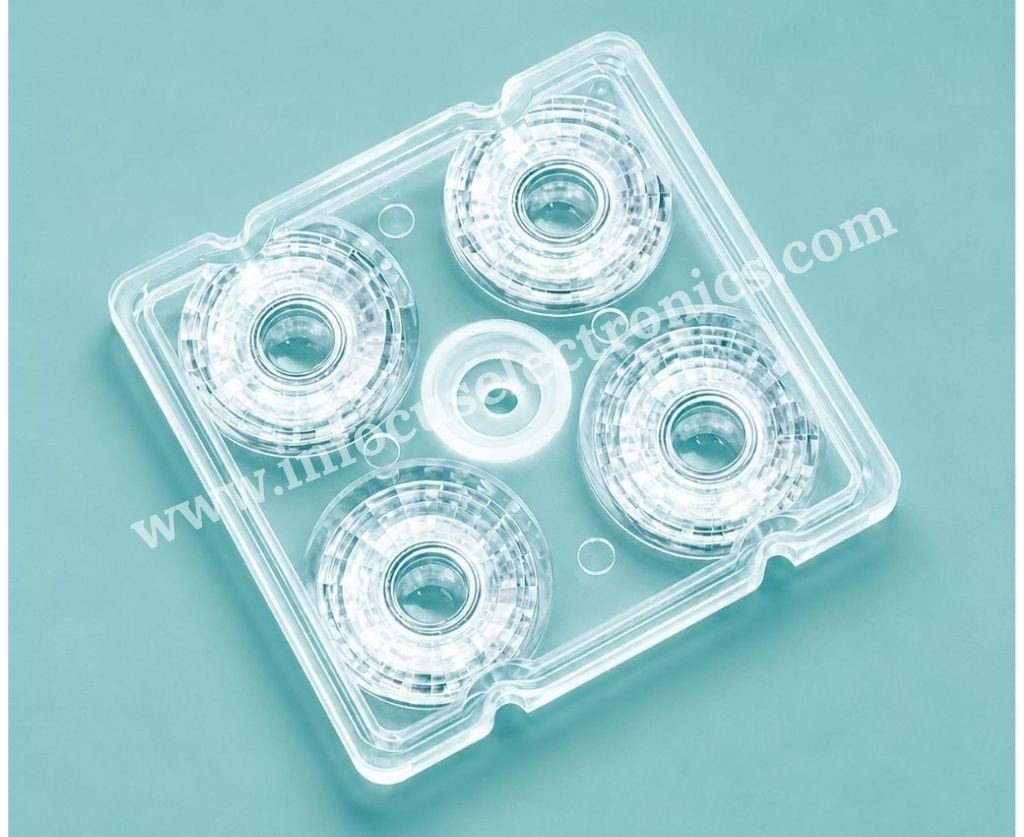 2X2 30° High Bay Flood Light Lens | 5050 & 3535 LED Optical Lens