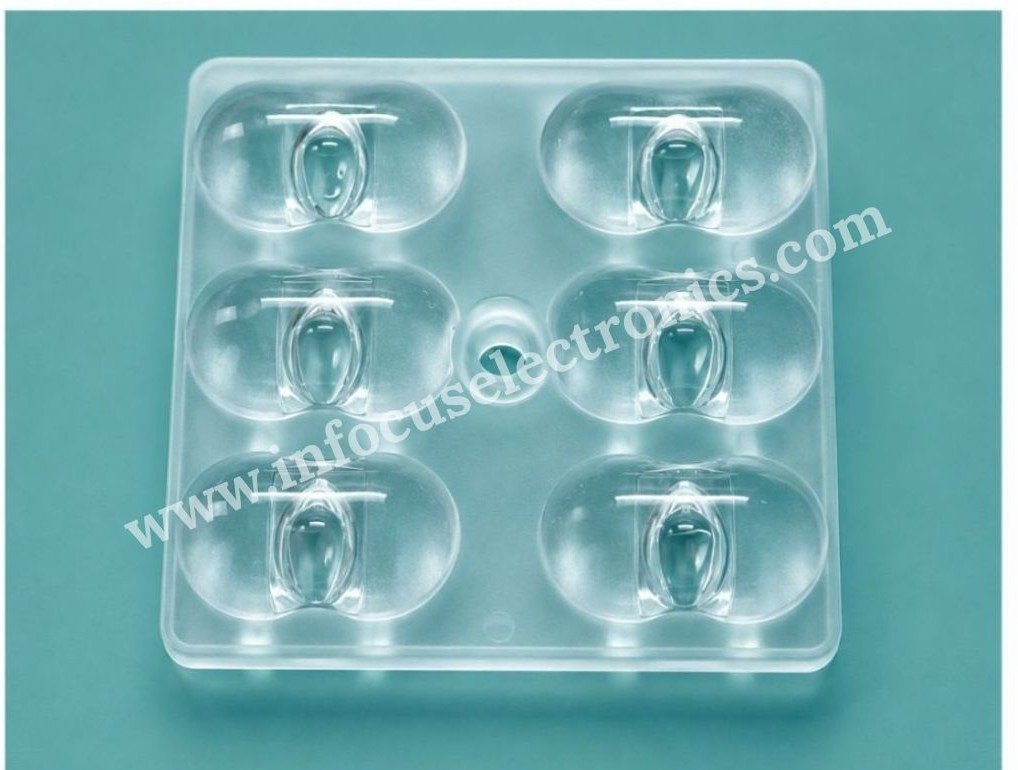 6X1 Street Light Lens | 5050 LED Optical Lens