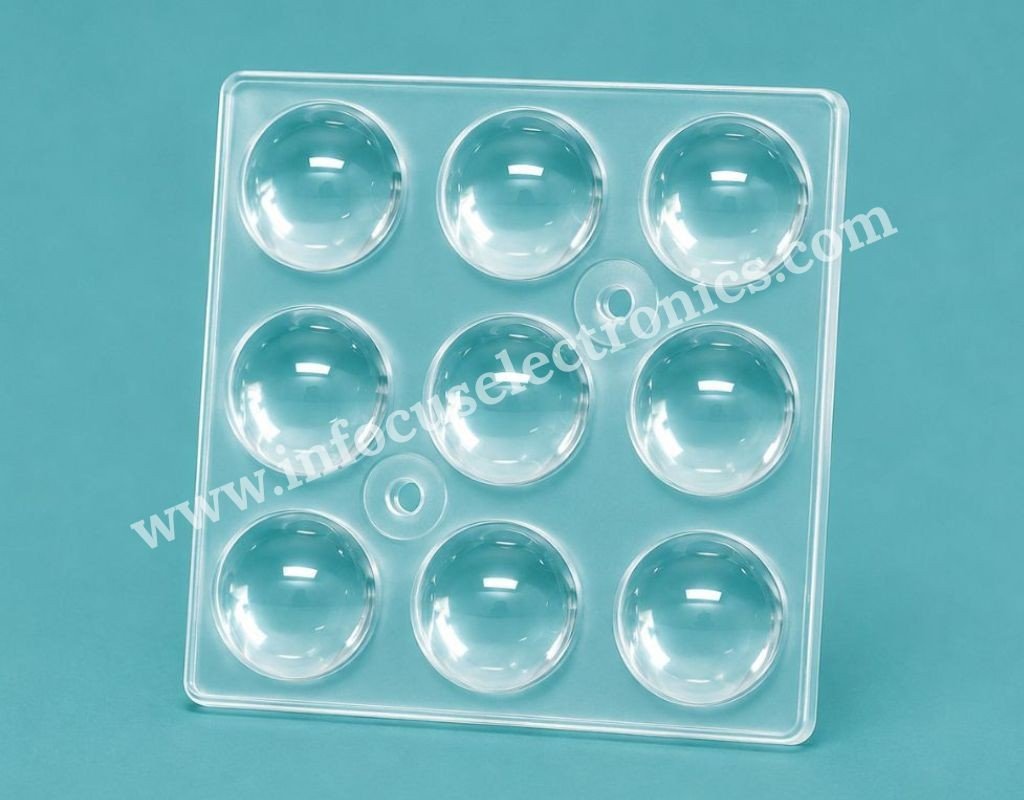9X1 60° High Bay / Flood Light Lens | LED Optical Lens