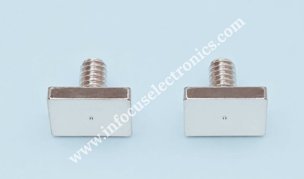9x9 M5 Square Screw Fastener | Stainless Steel Square Mounting Connector
