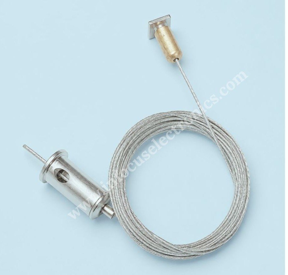 Suspension Kit with Big Coupler | Adjustable Wire Rope Kit for LED Lights