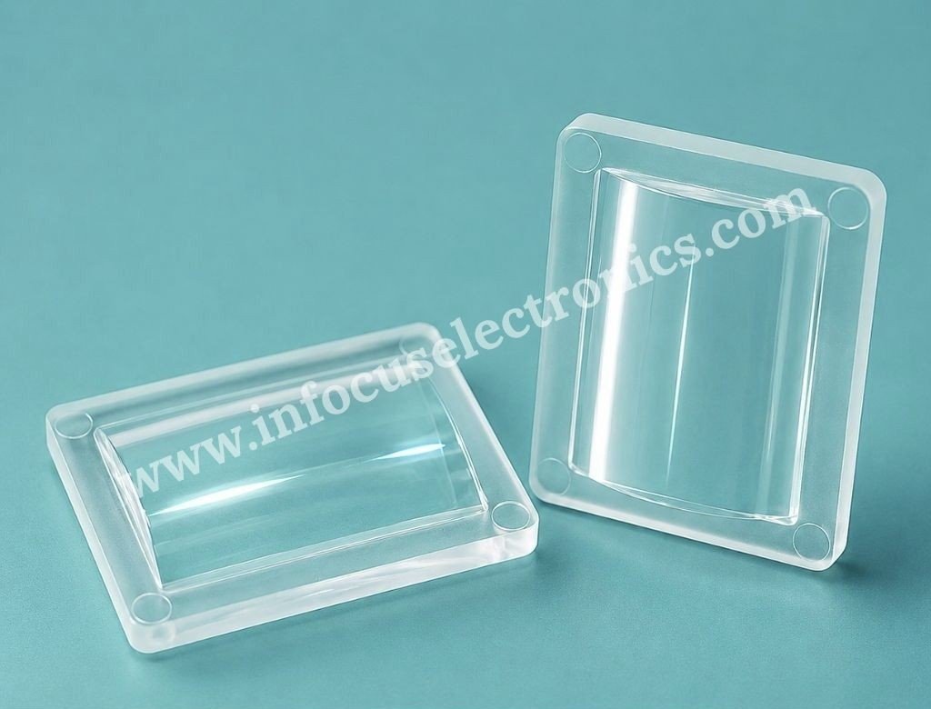 Rectangular Plano-Convex Cylindrical Optical Lens | LED Lens