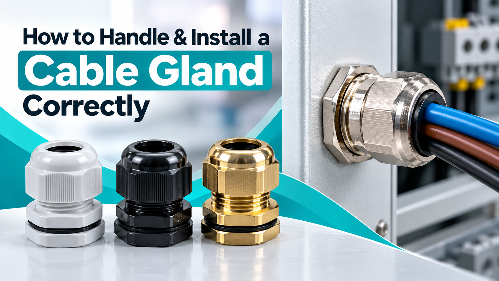 How to Handle a Cable Gland Correctly: Installation & Safety Guide