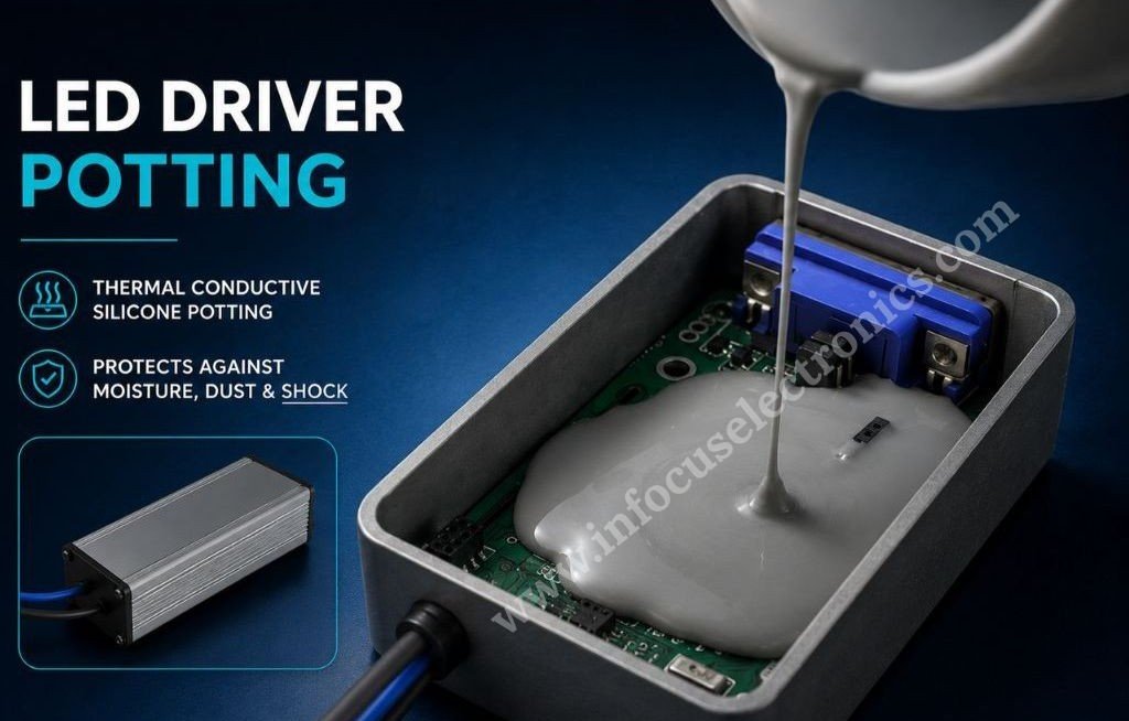 Silicone Potting Compound for LED Drivers