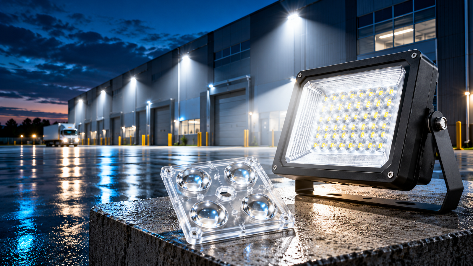 How to Choose an LED Flood Light Lens for Beam Control and Uniformity