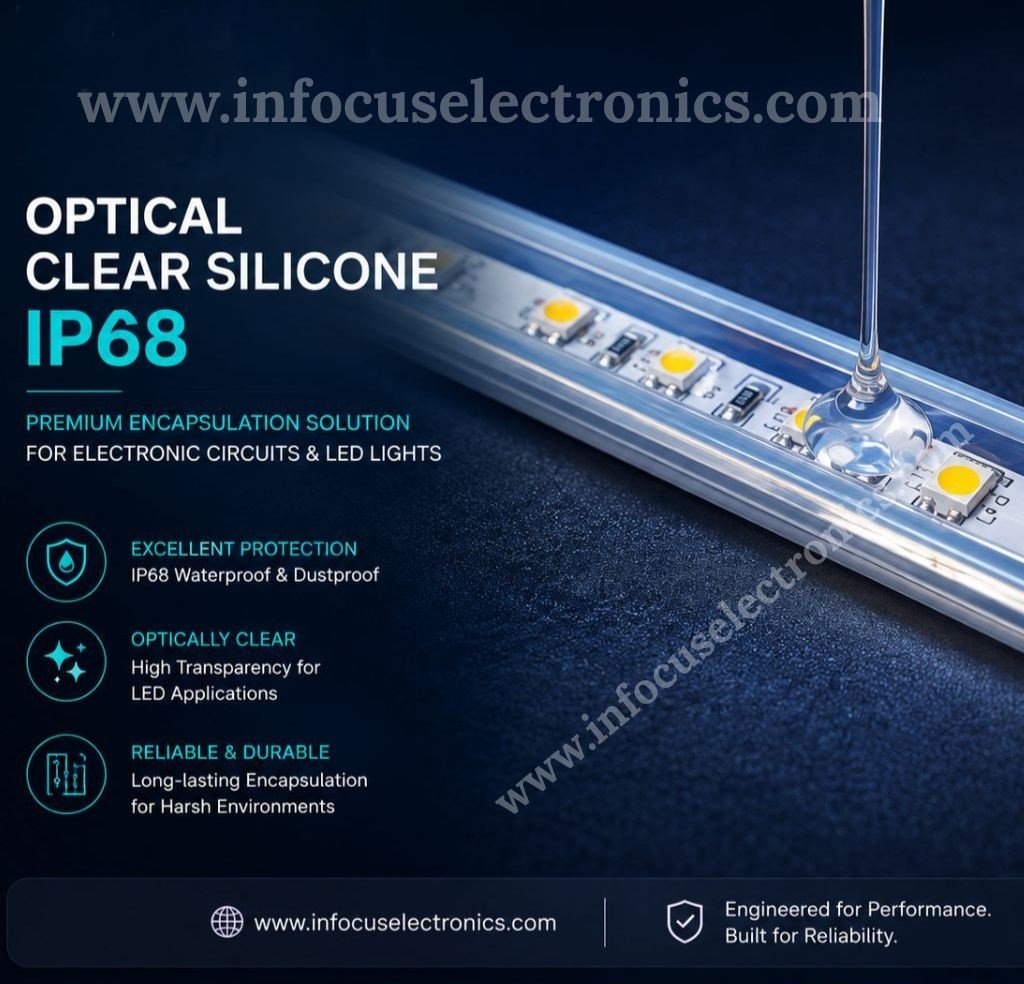 Optically Clear Silicone Potting Compound IP68 | LED Encapsulation