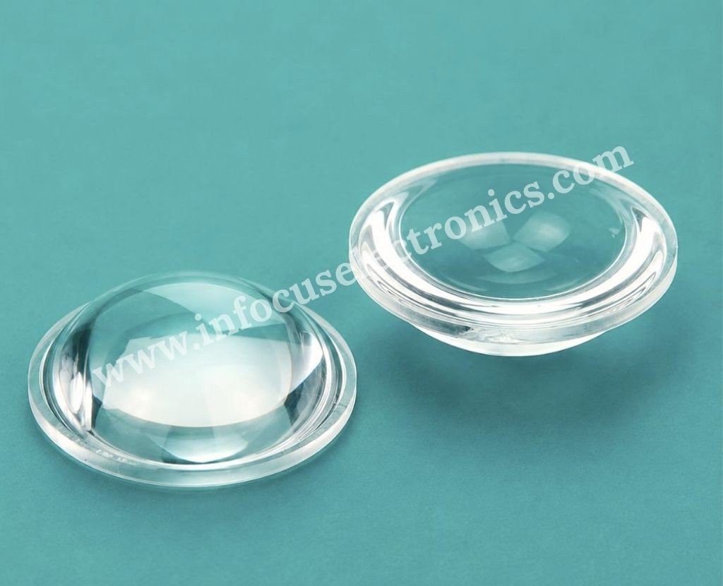 Plano Convex Optical Lens 27.7mm | LED Plastic Optical Lens