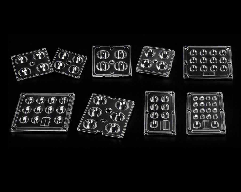 LED optical lenses and LED optics for street lights and LED lighting